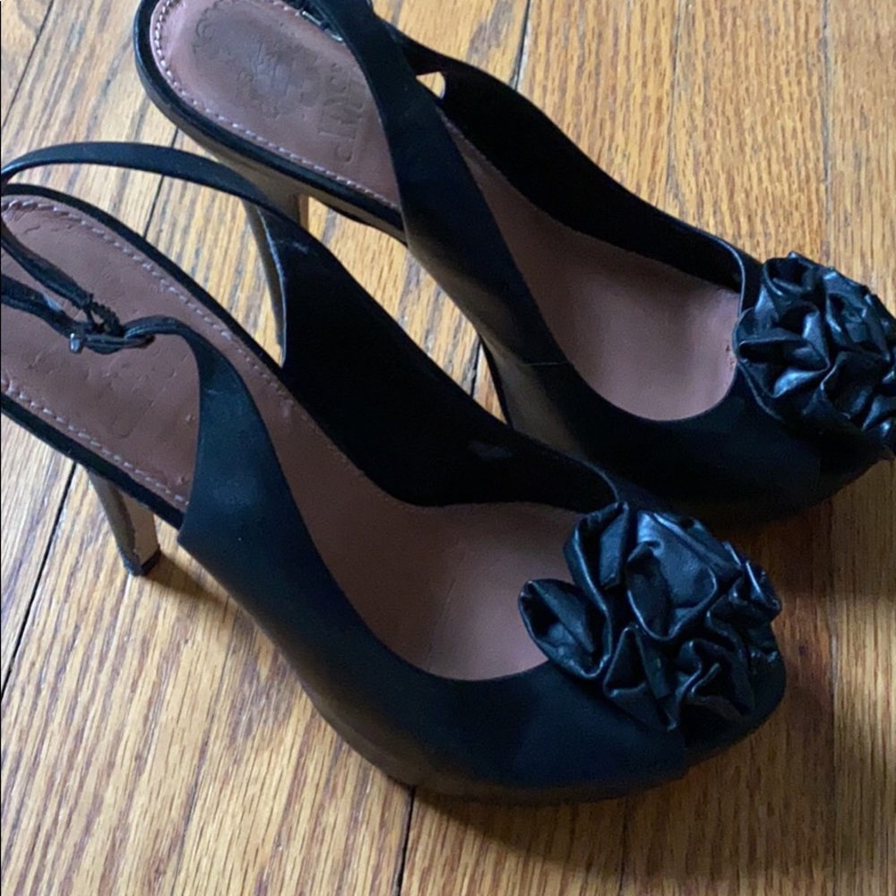 Woman’s stilettos
